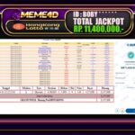 Bukti Jp MEME4D Togel Online 22 NOVEMBER 2024