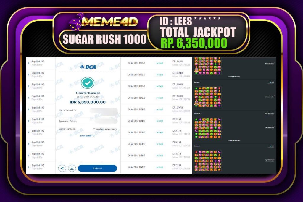 Bukti Jp MEME4D Togel Online 26 NOVEMBER 2024