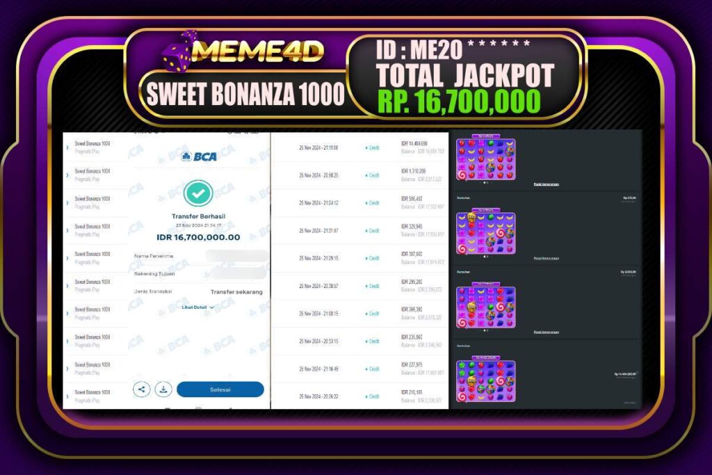 Bukti Jp MEME4D Togel Online 25 NOVEMBER 2024