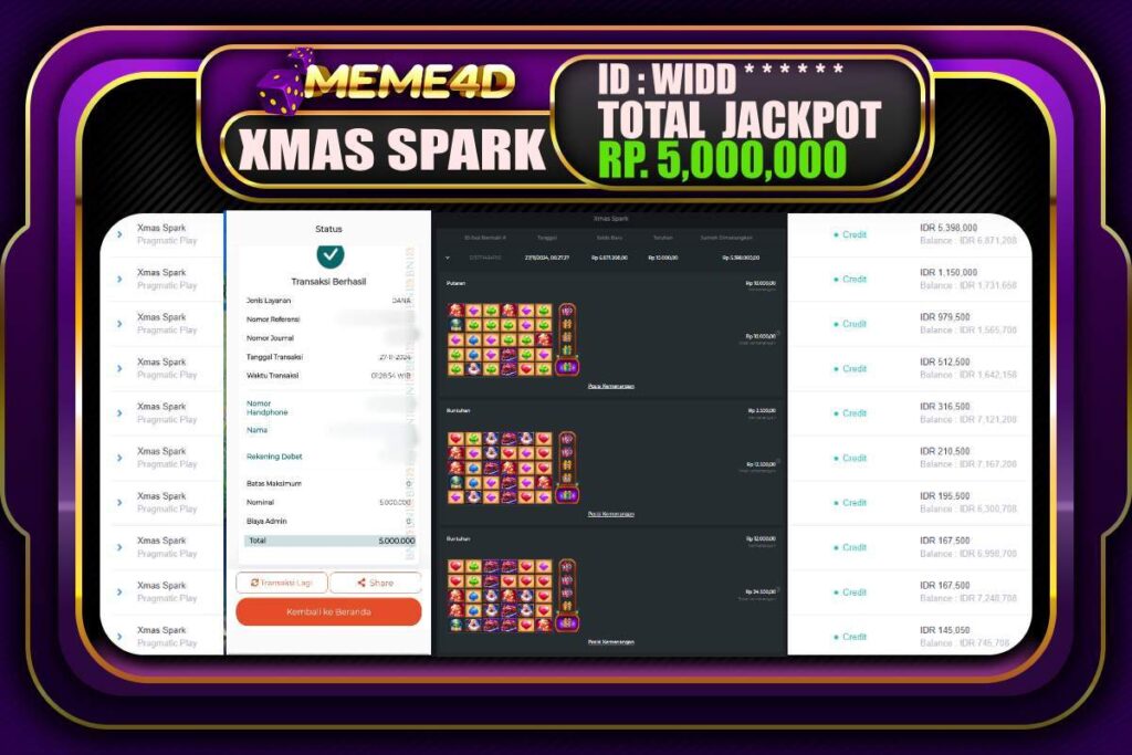 Bukti Jp MEME4D Togel Online 27 NOVEMBER 2024