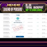 Bukti Jp MEME4D Slot Online 31 DESEMBER 2024