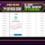 Bukti Jp MEME4D Casino Online 31 DESEMBER 2024