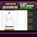 Bukti Jp MEME4D Slot Online 29 DESEMBER 2024