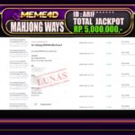 Bukti Jp MEME4D Slot Online 29 DESEMBER 2024