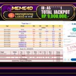 Bukti Jp MEME4D Slot Online 17 DESEMBER 2024