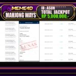 Bukti Jp MEME4D Slot Online 21 DESEMBER 2024