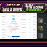 Bukti Jp MEME4D Slot Online 11 DESEMBER 2024