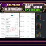 Bukti Jp MEME4D Slot Online 12 DESEMBER 2024