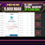 Bukti Jp MEME4D Slot Online 31 DESEMBER 2024