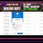 Bukti Jp MEME4D Slot Online 20 DESEMBER 2024