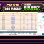 Bukti Jp MEME4D Togel Online 07 DECEMBER 2024