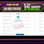 Bukti Jp MEME4D Slot Online 16 DESEMBER 2024