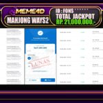 Bukti Jp MEME4D Slot Online 08 DESEMBER 2024