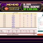 Bukti Jp MEME4D Togel Online 17 DESEMBER 2024