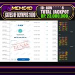 Bukti Jp MEME4D Slot Online 12 DESEMBER 2024