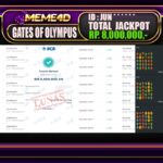 Bukti Jp MEME4D Slot Online 15 DESEMBER 2024