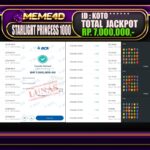 Bukti Jp MEME4D Slot Online 15 DESEMBER 2024