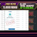 Bukti Jp MEME4D Slot Online 16 DESEMBER 2024