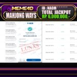 Bukti Jp MEME4D Slot Online 28 DESEMBER 2024