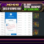 Bukti Jp MEME4D Slot Online 10 DESEMBER 2024