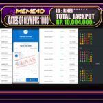 Bukti Jp MEME4D Slot Online 31 DESEMBER 2024