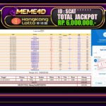 Bukti Jp MEME4D Togel Online 15 DESEMBER 2024