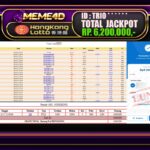 Bukti Jp MEME4D Togel Online 18 DESEMBER 2024