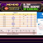 Bukti Jp MEME4D Togel Online 13 DESEMBER 2024