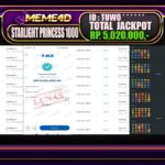 Bukti Jp MEME4D Slot Online 11 DESEMBER 2024