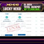 Bukti Jp MEME4D Slot Online 20 DESEMBER 2024