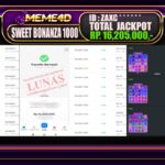 Bukti Jp MEME4D Slot Online 11 DESEMBER 2024