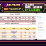 Bukti Jp MEME4D Togel Online 03 JANUARI 2025