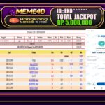 Bukti Jp MEME4D Togel Online 25 JANUARI 2025