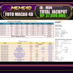 Bukti Jp MEME4D Togel Online 03 JANUARI 2025