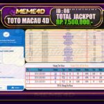 Bukti Jp MEME4D Togel Online 27 JANUARI 2025