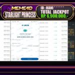 Bukti Jp MEME4D Slot Online 01 Maret 2025