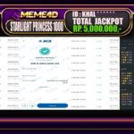 Bukti Jp MEME4D Slot Online 01 Maret 2025