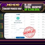 Bukti Jp MEME4D Slot Online 07 Maret 2025