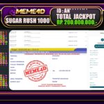 Bukti Jp MEME4D Slot Online 04 Maret 2025