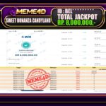 Bukti Jp MEME4D Slot Online 12 Maret 2025