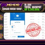 Bukti Jp MEME4D Slot Online 04 Maret 2025