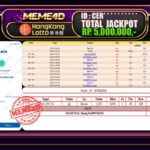 Bukti Jp MEME4D Togel Online 13 Maret 2025