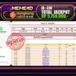 Bukti Jp MEME4D Togel Online 10 Maret 2025