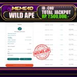 Bukti Jp MEME4D Slot Online 14 Maret 2025