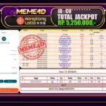 Bukti Jp MEME4D Togel Online 04 Maret 2025