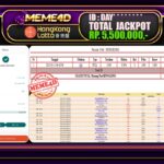 Bukti Jp MEME4D Togel Online 12 Maret 2025