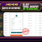 Bukti Jp MEME4D Slot Online 10 Maret 2025