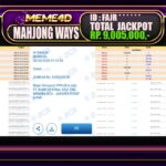 Bukti Jp MEME4D Slot Online 02 Maret 2025