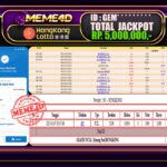 Bukti Jp MEME4D Togel Online 08 Maret 2025