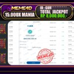 Bukti Jp MEME4D Slot Online 07 Maret 2025